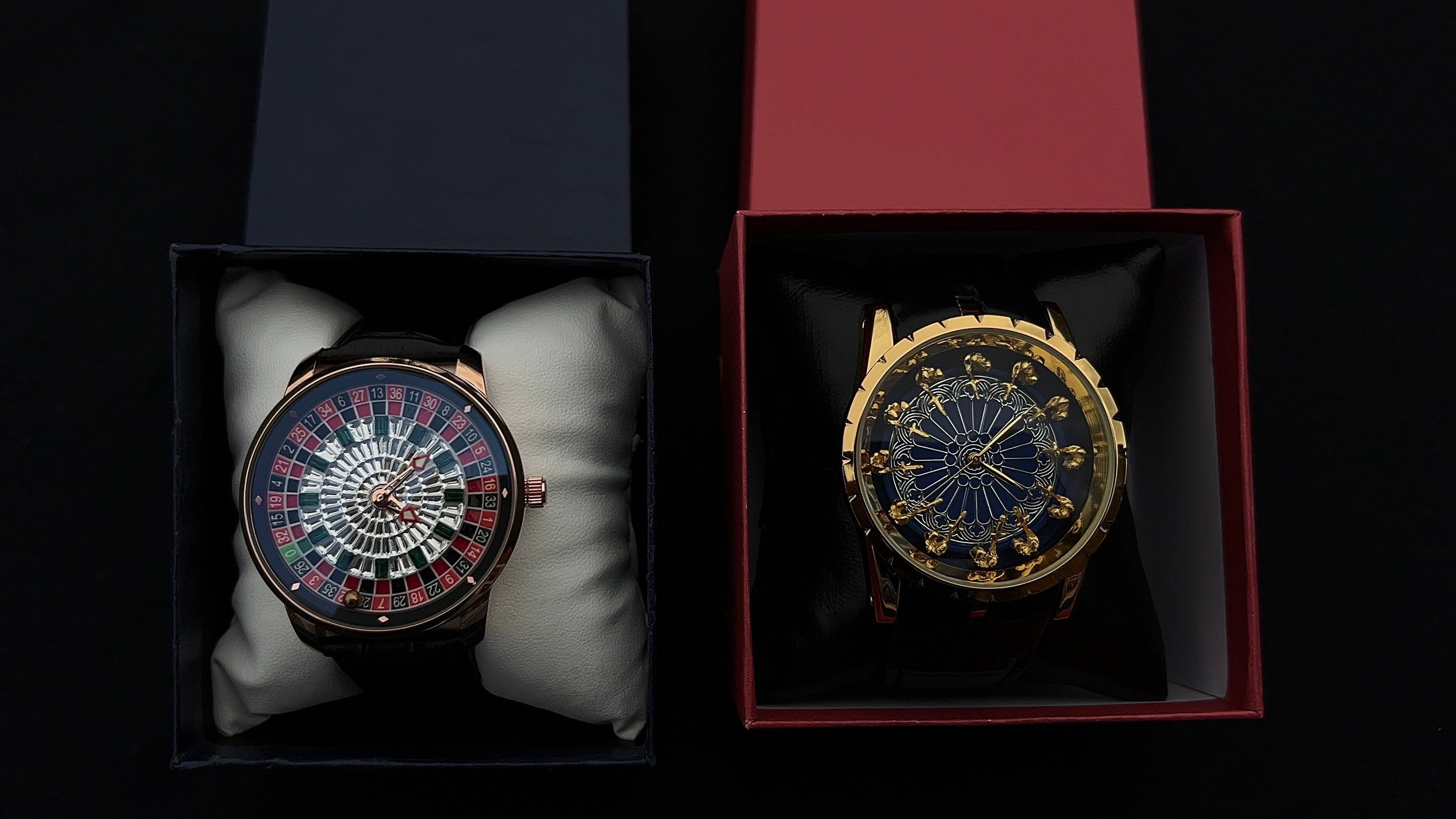 Dazak Roulette and Heritage watches side by side